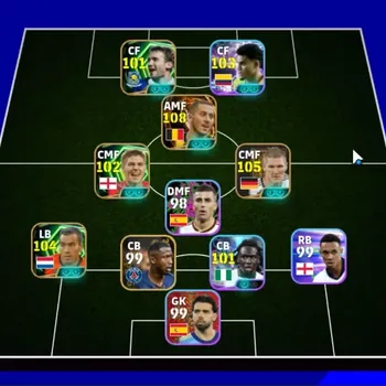 eFootball Accounts Legends & Iconic Players Android|Power 3141|Big Time Eden Hazard|Epic B Schweinsteiger,G van