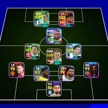 eFootball Accounts Legends & Iconic Players Mobile |PW 3062|Epic VanBommel Cantona,Shwt Schweinsteiger,Shwt NeymarJr