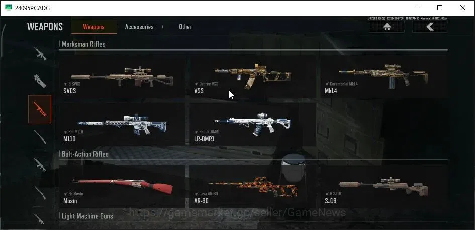 Arena Breakout Accounts High-End MOBILE Lvl30|SV 39,5M|CV 22M|LR AR1 Decree, VSS Decree|03 Heavy|Many Weapon & Gear Skin|CN 10