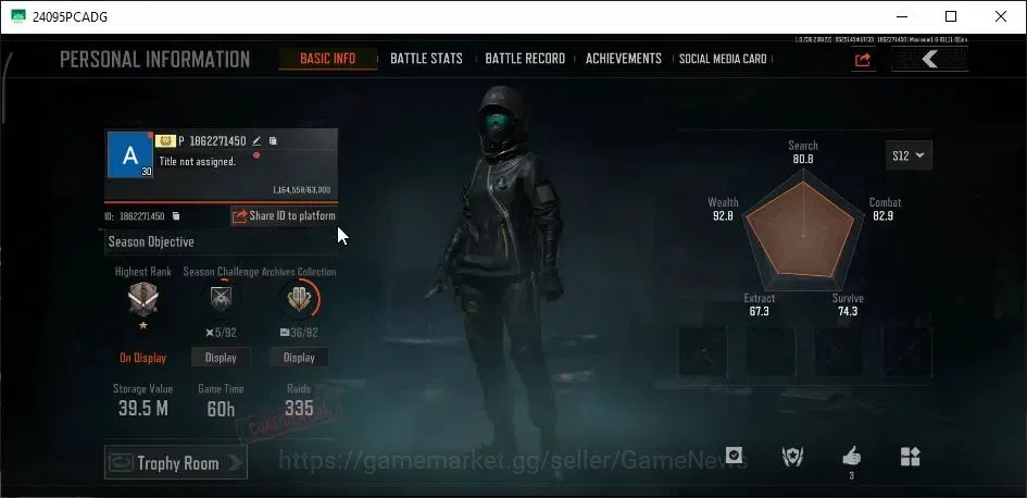 Arena Breakout Accounts High-End MOBILE Lvl30|SV 39,5M|CV 22M|LR AR1 Decree, VSS Decree|03 Heavy|Many Weapon & Gear Skin|CN 2