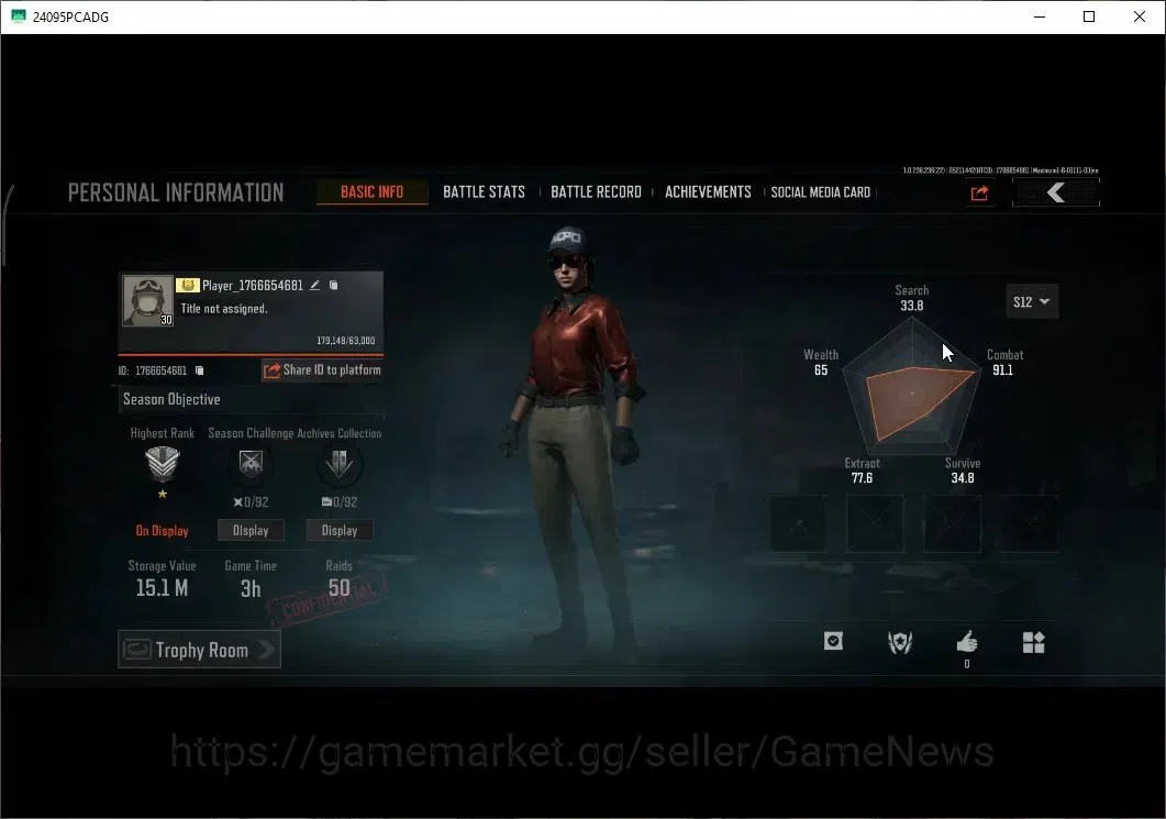 Arena Breakout Accounts High-End MOBILE|Lv30|SV 15.1M|CV 12.7M|T951,P VSS,Speed SQB M110| Name Change Card 2 |CN 2