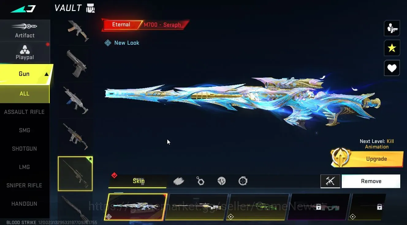 Blood Strike Accounts Collab Skin Asia|Eternal M700 Seraph Lv5+Collab Lucha Strike Mr Iguana,OPM SKS,Ethan Mumen,Bleach|13 1