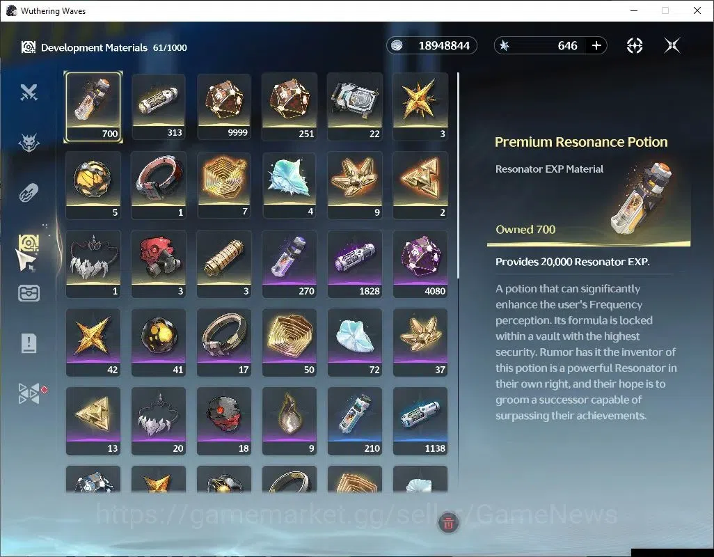 Wuthering Waves Accounts Others SEA |UL 49|2 Limited| Yangyang: Xuanling RC 4 + Signature, Rebecca |234 Coral|DB Lvl 7