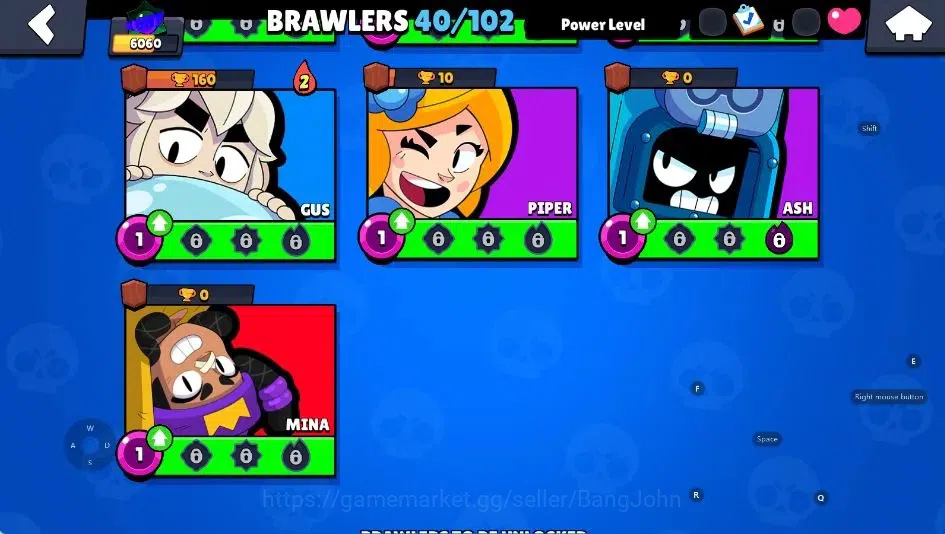 Brawl Stars Accounts Android | 6060 Thropy|40 Brawler Edgar,Leon,Shelly image 10