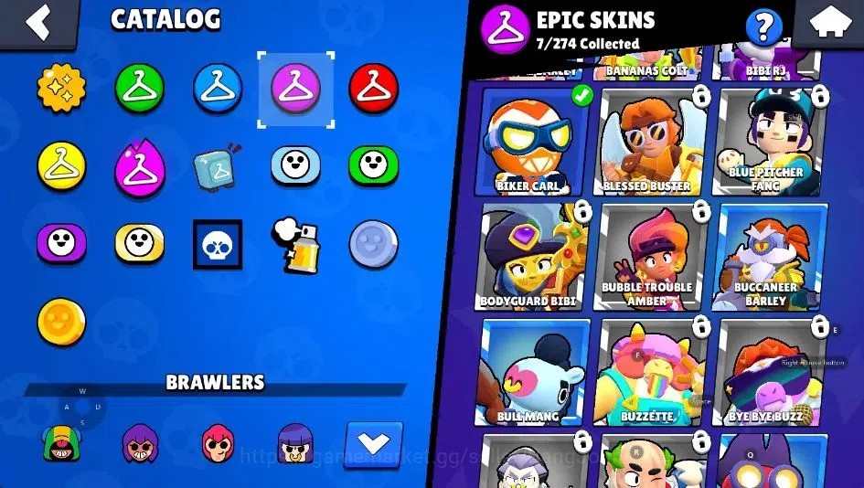 Brawl Stars Accounts Android | 6060 Thropy|40 Brawler Edgar,Leon,Shelly image 20