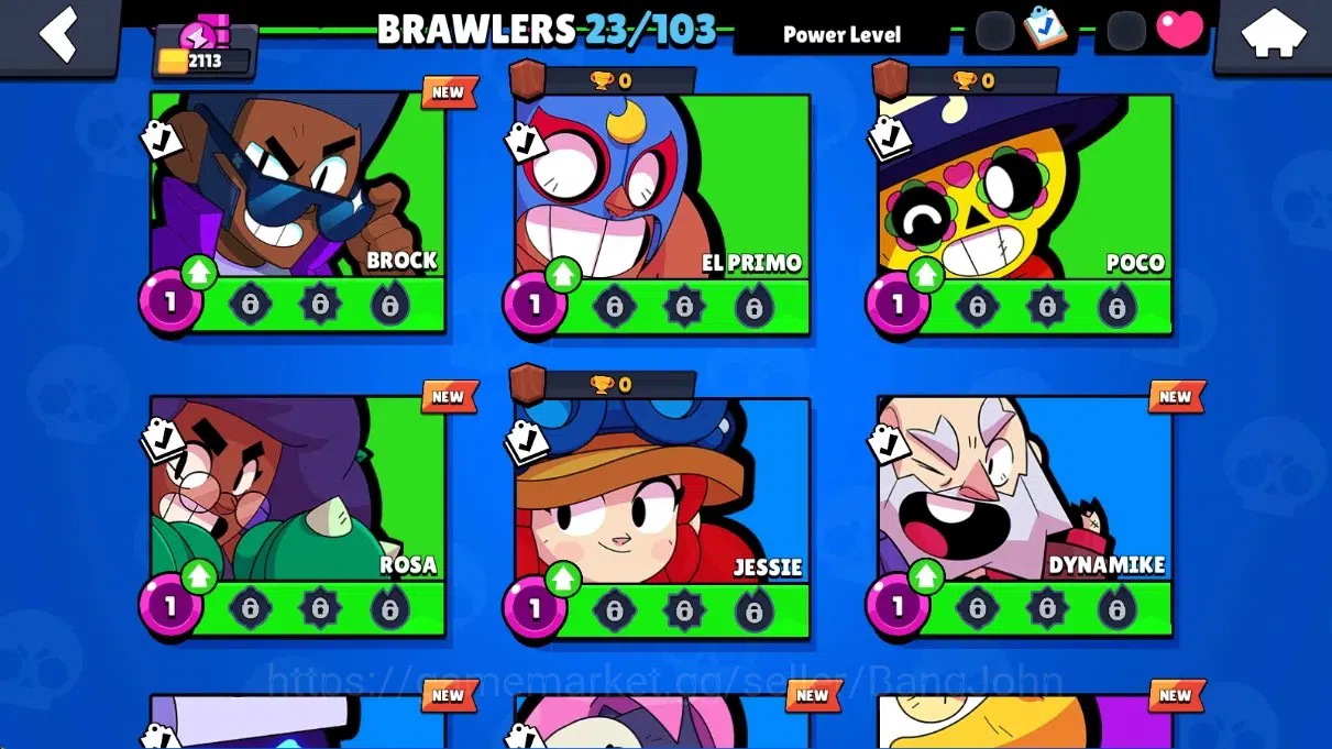 Brawl Stars Accounts Global | 2113 Thropy | 23 Brawlers - 2 Max+Hyperch image 7