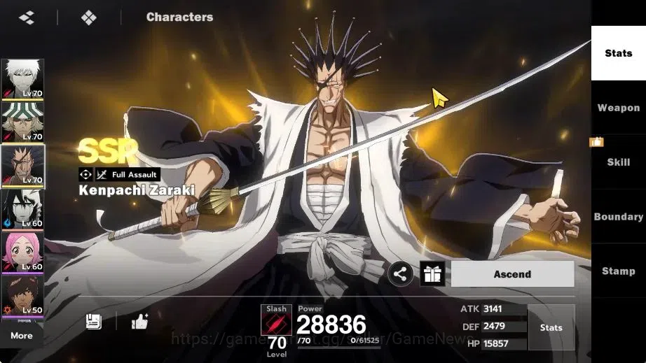 BLEACH: Soul Resonance Accounts NuverseSEA|Lvl 58|8 SSR|4 Sign|(Ichigo Inner Hollow B3+SignA2,Kisuke 11