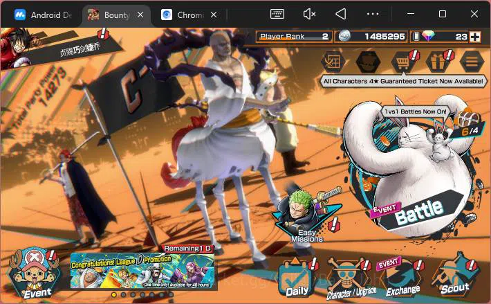 One Piece Bounty Rush Others GLOBAL|EX 3|PR 2|T5E St.Nusjuro,Divine Shank,Great image 1