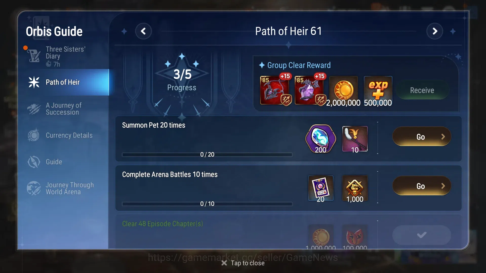 Epic Seven Accounts Mid-Tier GLOBAL Unverif|New Era|8 ML(Rhianna, S Taeyou, R Violet, etc)+ Estelle, A Ludwig, etc|Bless 12