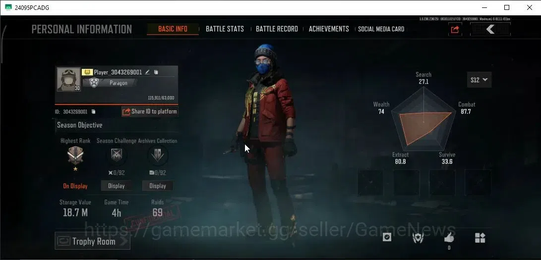 Arena Breakout Accounts MOBILE|Lv 30|SV 18,7M|CV 18,2M|Peace,RL Set|QS AKS image 2