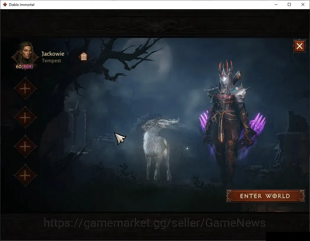 Diablo Immortal Accounts SA - Malah|CS ON|Lv60(804)|Tempest|35k CR|Reso 360 image 1