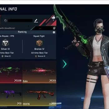 Blood Strike Accounts Starter ASIA STARTER |1 ETERNAL: MP7-Bruning |1 ULTRA kalaCrismon  | 2 LEGENDARY