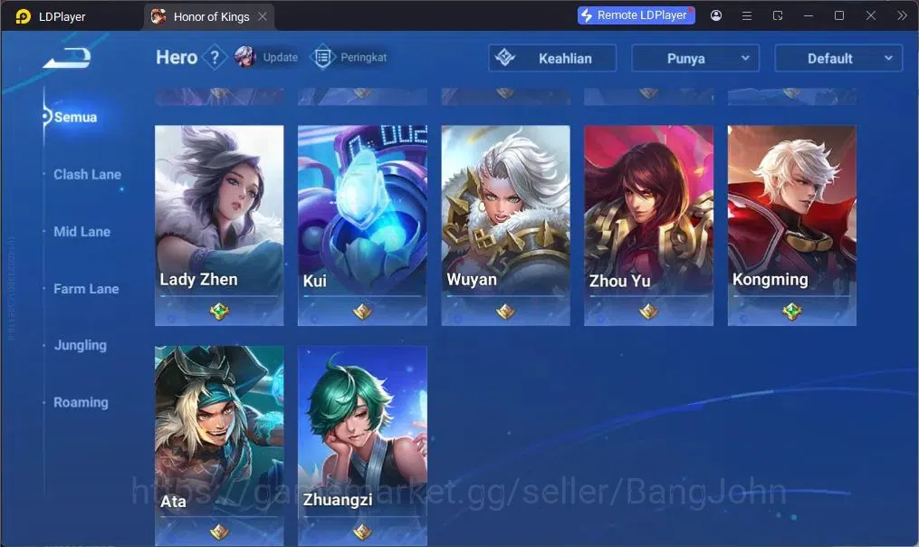 Honor of Kings Accounts Global | 114H/103S | LNY2024 DaQiao | Legend Conso image 1