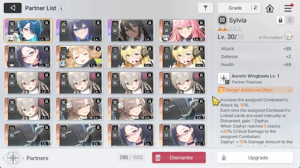 Chaos Zero Nightmare Accounts GLOBAL Lv 40|6 SSR[Heidemarie+Sign,Tiphera,Rita,Yu image 5