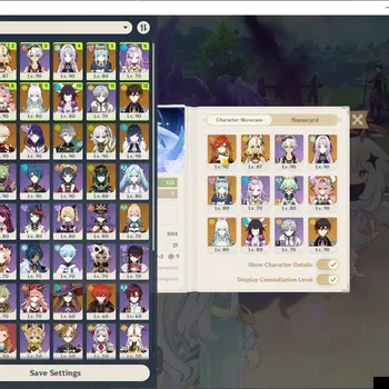 Genshin Impact Accounts Others ASIA|AR 60|Mavuika Prem Team|16 Limit+11(*5Wep)|(Yelan,Xilonen,Alhaitham)Sign,Hu