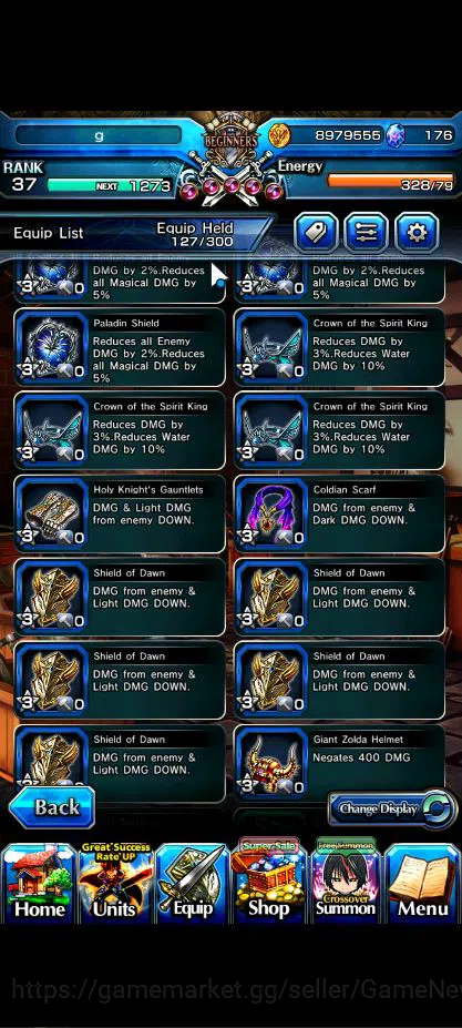 Grand Summoners Accounts Global|Rank 37|8 Asc+ 2 TW|[Rin & Luvia,Milim]+TW, image 15