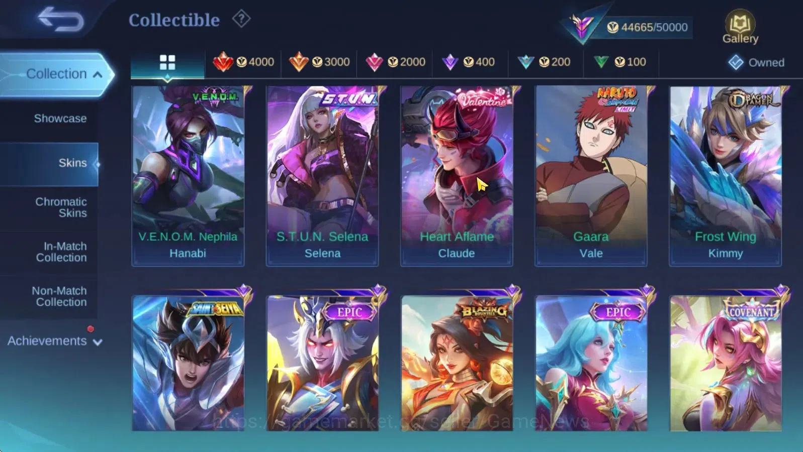 Mobile Legends: Bang Bang Accounts Hero 132|Skin 220|Mythic 12|Valentine Claude,Conve image 10