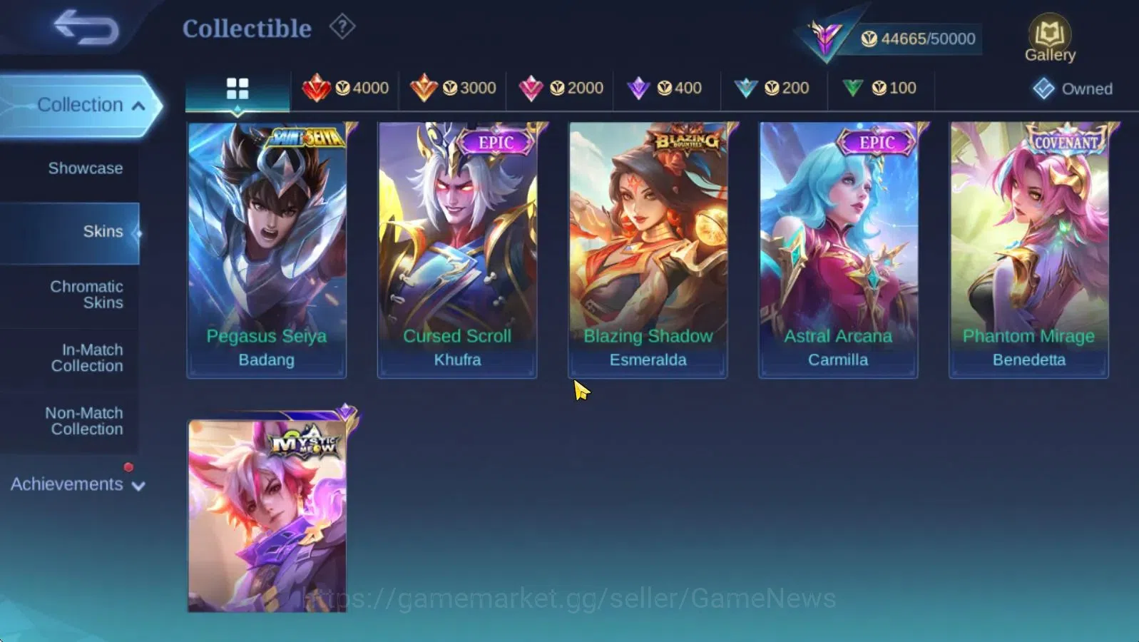 Mobile Legends: Bang Bang Accounts Hero 132|Skin 220|Mythic 12|Valentine Claude,Conve image 11