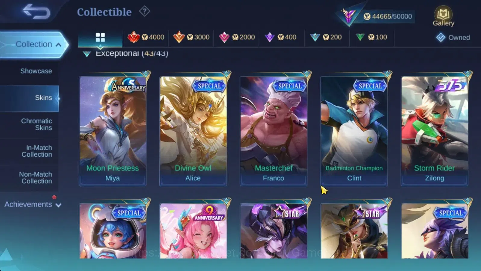 Mobile Legends: Bang Bang Accounts Hero 132|Skin 220|Mythic 12|Valentine Claude,Conve image 12