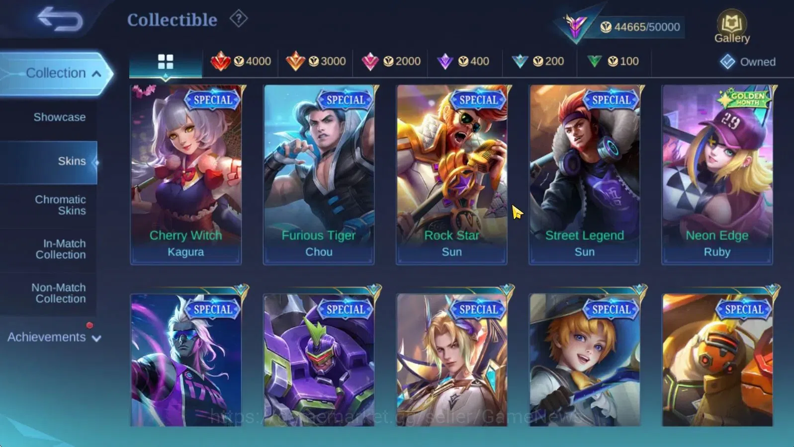Mobile Legends: Bang Bang Accounts Hero 132|Skin 220|Mythic 12|Valentine Claude,Conve image 14