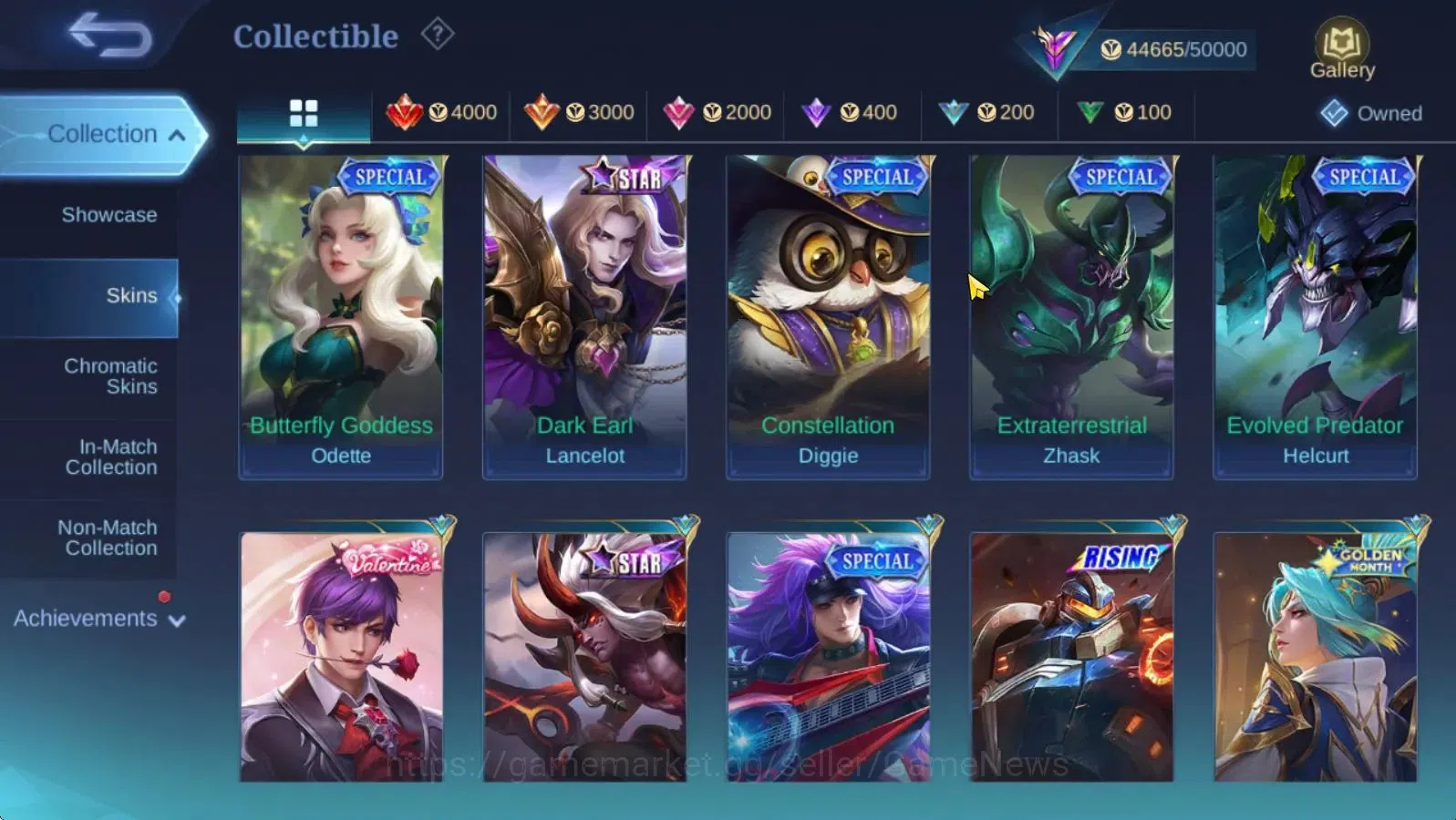 Mobile Legends: Bang Bang Accounts Hero 132|Skin 220|Mythic 12|Valentine Claude,Conve image 15