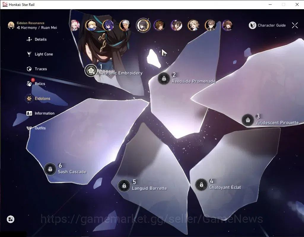 Honkai Star Rail Accounts Asia|TL 67|4,9k SJ|10 Limited|[Castorice,Hyacine]+ image 6