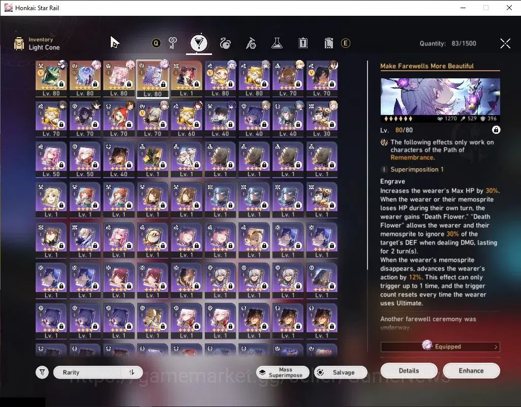 Honkai Star Rail Accounts Asia|TL 67|4,9k SJ|10 Limited|[Castorice,Hyacine]+ image 7