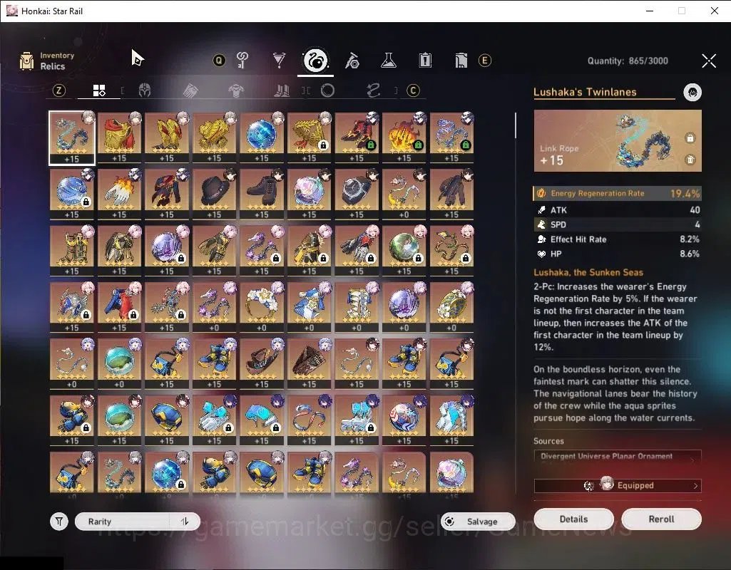 Honkai Star Rail Accounts Asia|TL 67|4,9k SJ|10 Limited|[Castorice,Hyacine]+ image 9