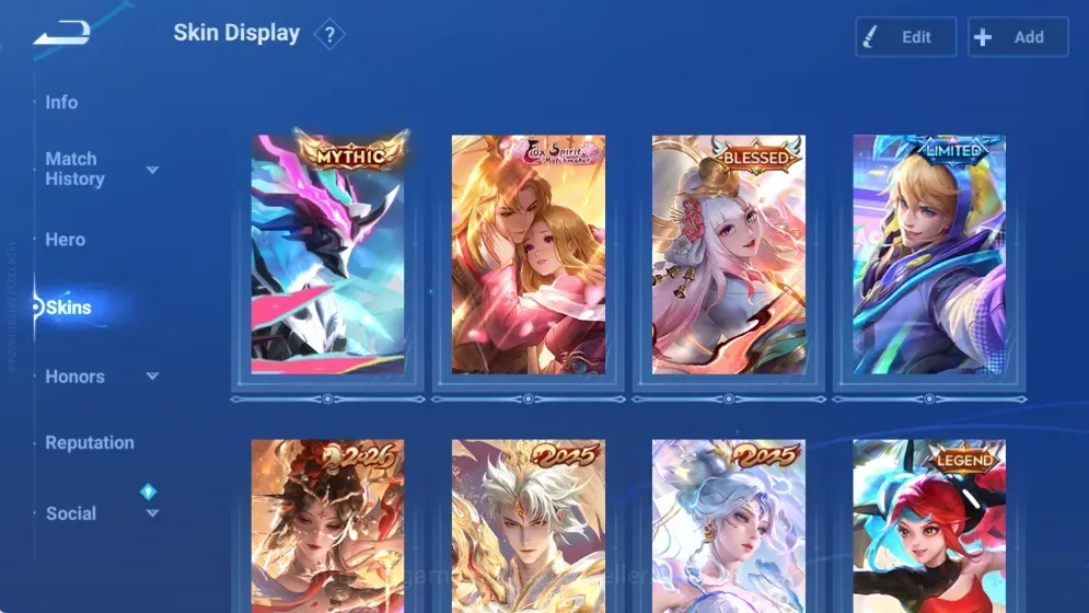 Honor of Kings Accounts Rare Skin Global | 116H 317S |Mythic Lu Bu|Fox Spirit Gan & Mo|Blessed Nakoruru|1 Limited|1 LNY 1