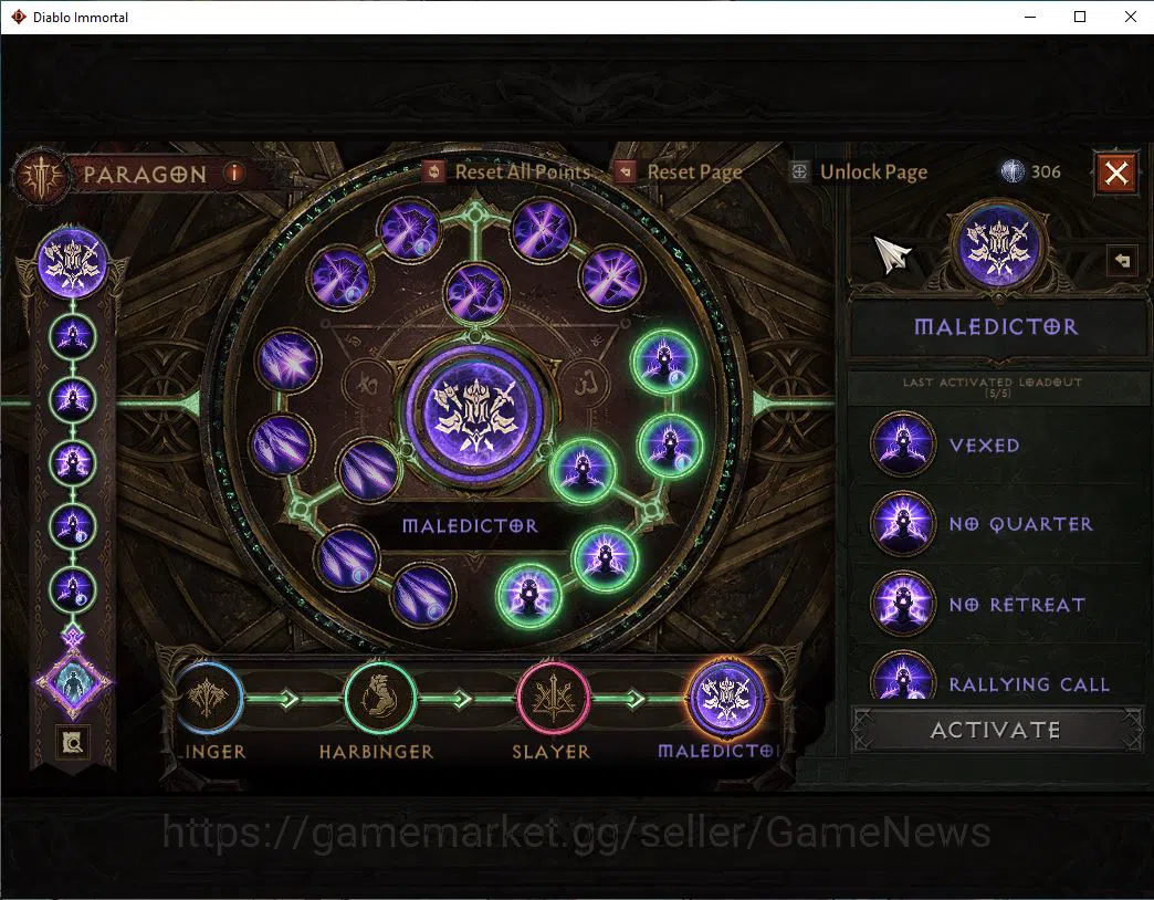 Diablo Immortal Accounts Mid-Tier SEA - Anu|Lv60(1026)|Druid|42K CR|Reso 740||Paragon Maledictor|Inferno IV|Hell Lv 10