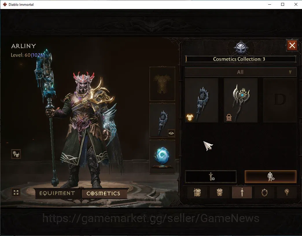 Diablo Immortal Accounts Mid-Tier SEA - Anu|Lv60(1026)|Druid|42K CR|Reso 740||Paragon Maledictor|Inferno IV|Hell Lv 7