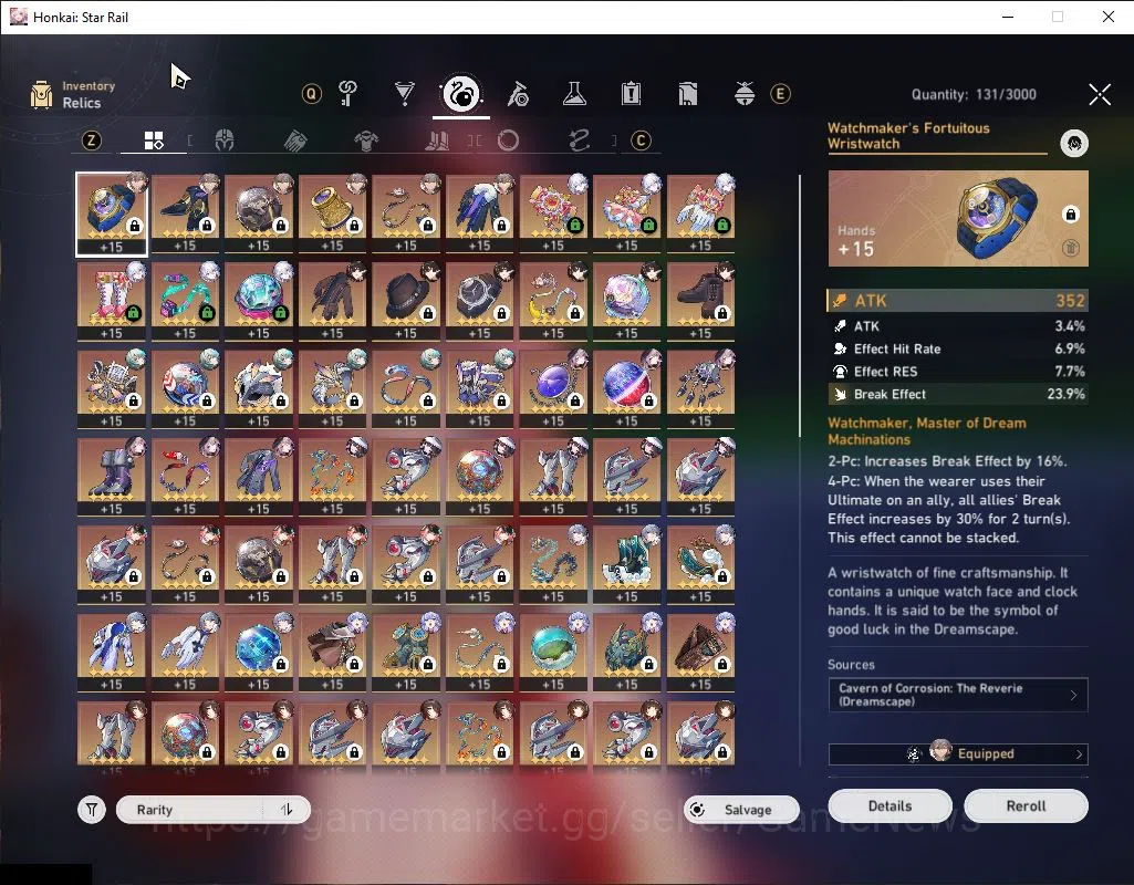 Honkai Star Rail Accounts Asia|TL 70|Free ZZZ+GI|Rappa Prem Team|18 Limited[ image 9