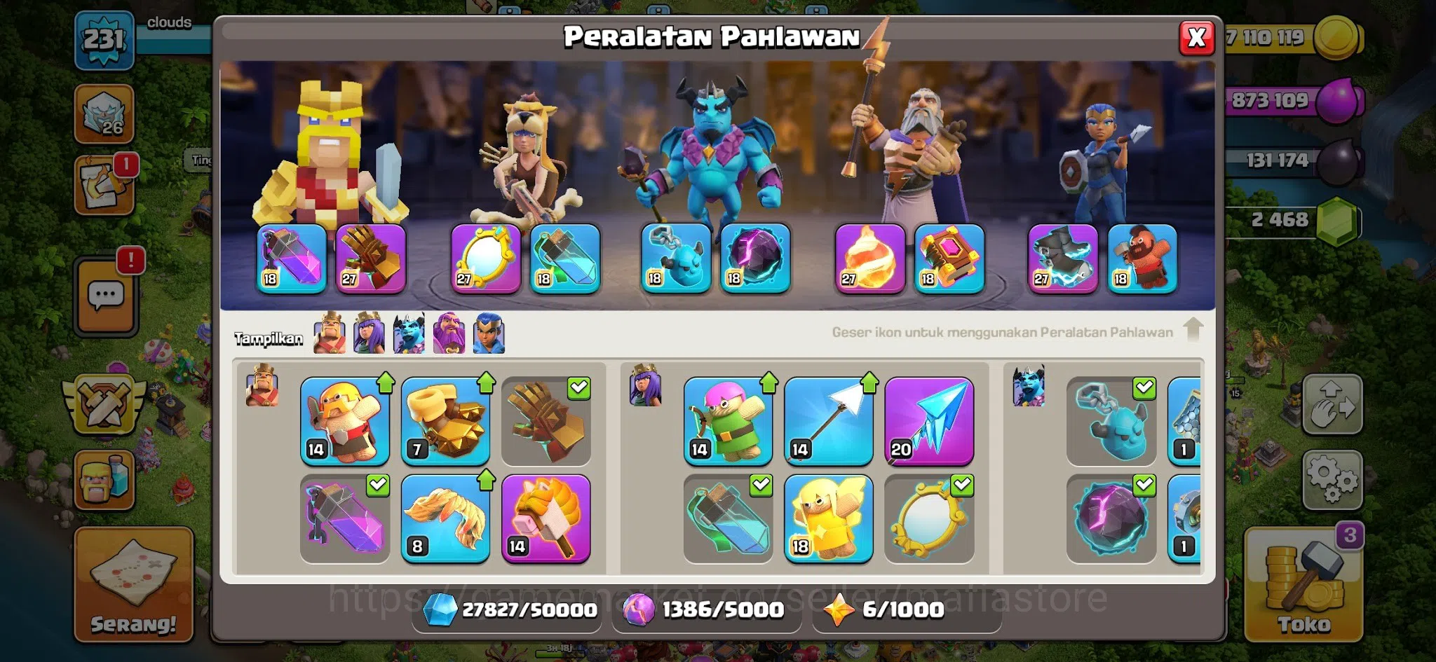 Clash of Clans Accounts TH17 | Global Rank 43, Max BK/AQ 100, RC 75, 3x Ep image 10