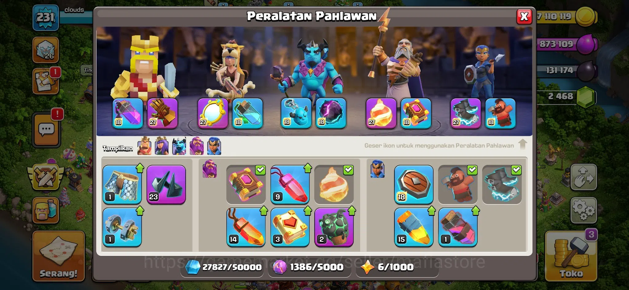 Clash of Clans Accounts TH17 | Global Rank 43, Max BK/AQ 100, RC 75, 3x Ep image 11