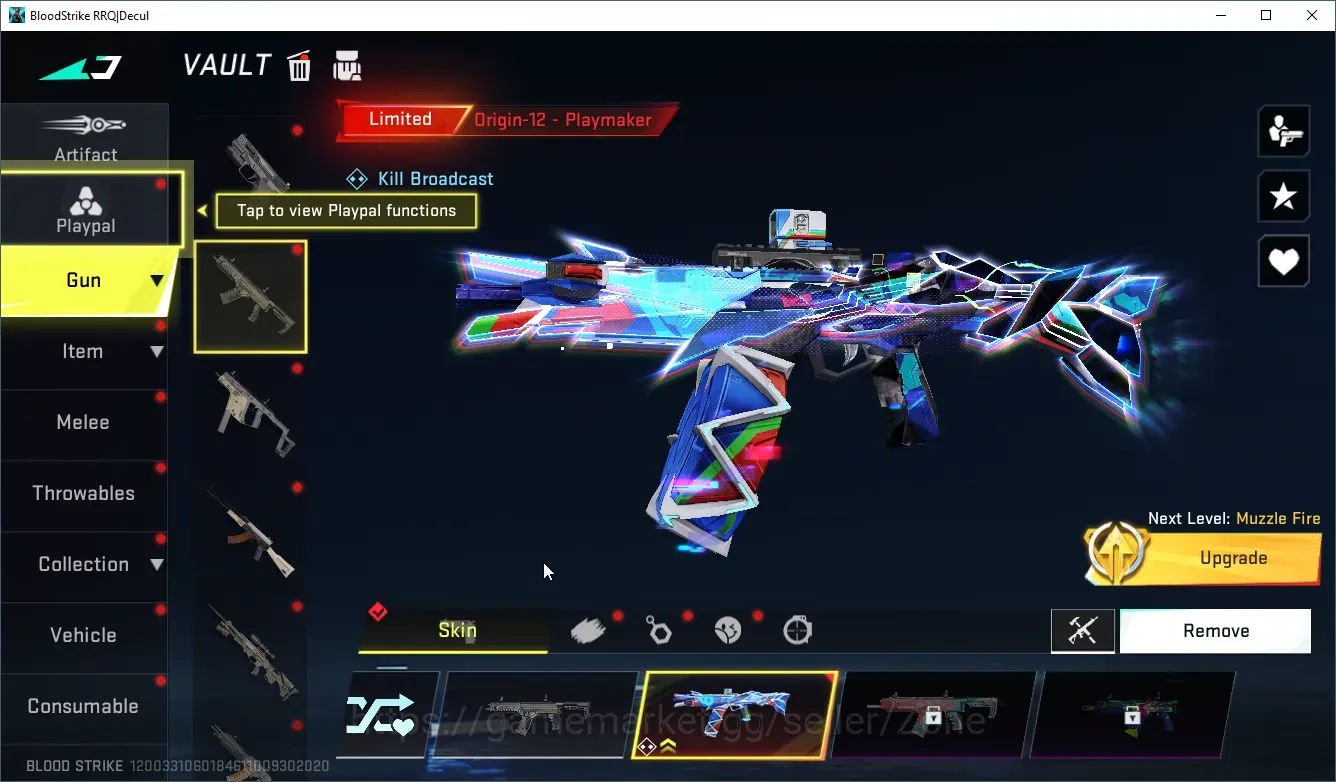 Blood Strike Accounts High-End ASIA|LV33|1 LIMITED GUN|2 MeLLe|1 ENZO STRIKER|3 ULTRA GUNS|8 ULTRA 1