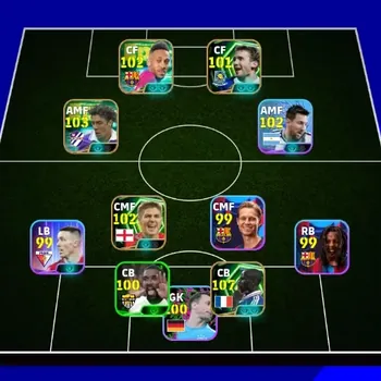 eFootball Accounts Legends & Iconic Players Android|PW 3119|Lilian Thuram Epic,Rul Costa Epic,P. E. Aubameyang Epic,Steven