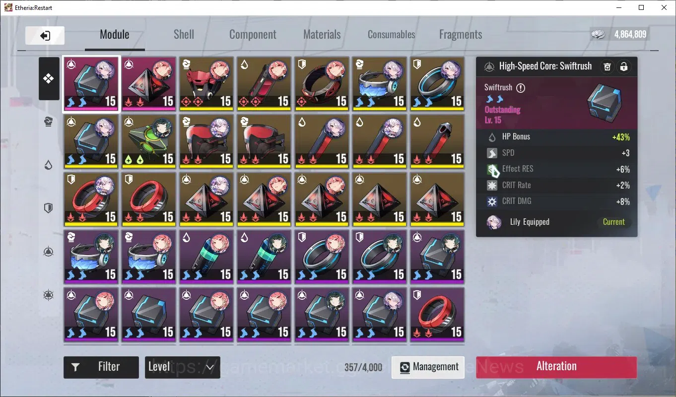 Etheria: Restart Accounts Global-S24|Lv24|11 SSR[Lian,Lingluo,Plume,Fiamelia image 10