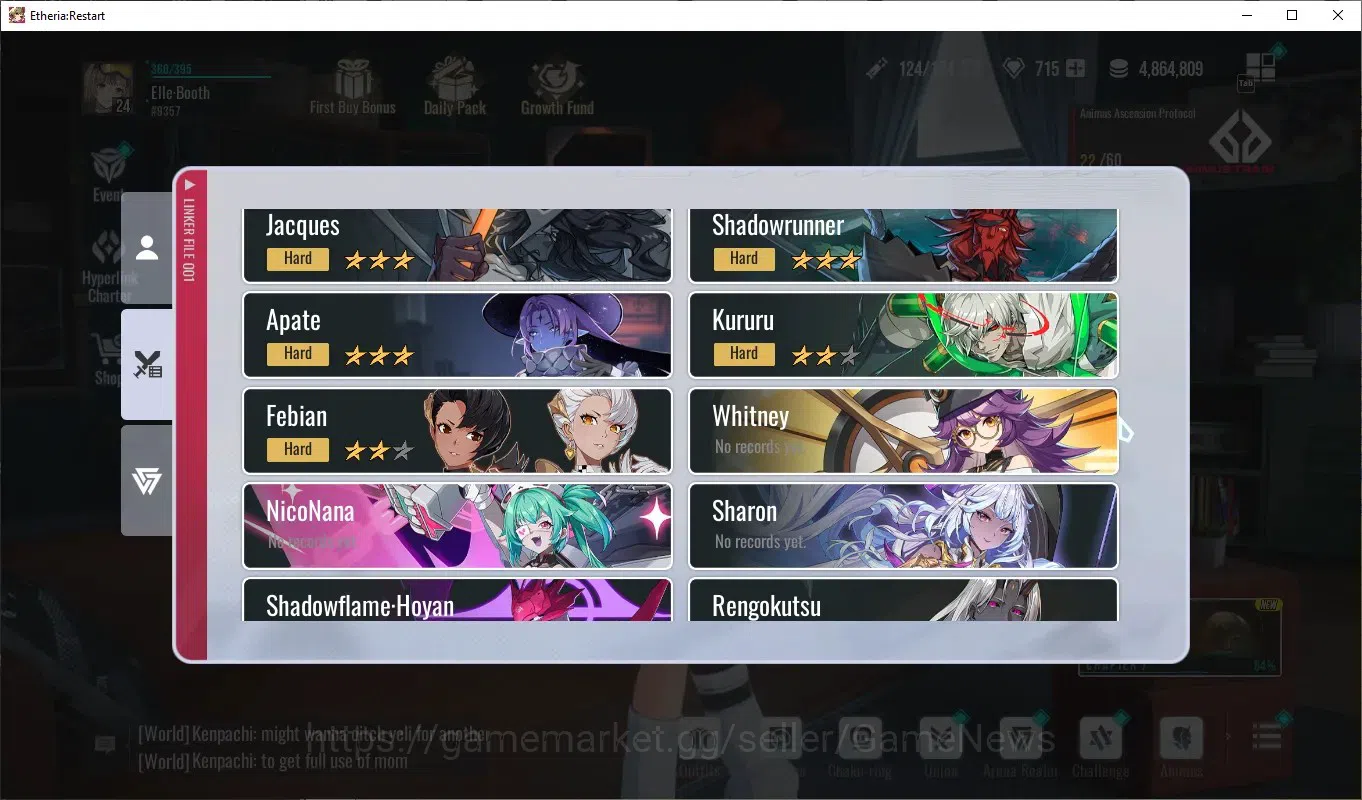 Etheria: Restart Accounts Global-S24|Lv24|11 SSR[Lian,Lingluo,Plume,Fiamelia image 8