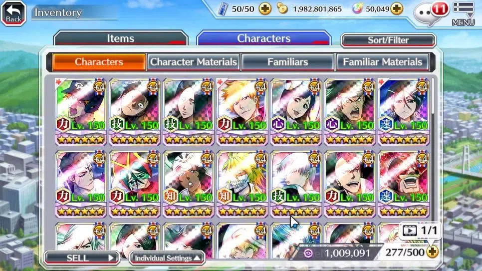 Bleach: Brave Souls Accounts High-End [GLOBAL]50K Orb|DremT Ichigo,New Renwed Ichigo,TYBW26 Kenpachi,Yachiru,10th Aniv 11