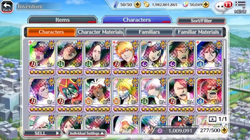 Bleach: Brave Souls Accounts High-End [GLOBAL]50K Orb|DremT Ichigo,New Renwed Ichigo,TYBW26 Kenpachi,Yachiru,10th Aniv 12