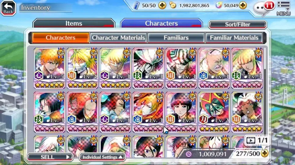 Bleach: Brave Souls Accounts High-End [GLOBAL]50K Orb|DremT Ichigo,New Renwed Ichigo,TYBW26 Kenpachi,Yachiru,10th Aniv 13