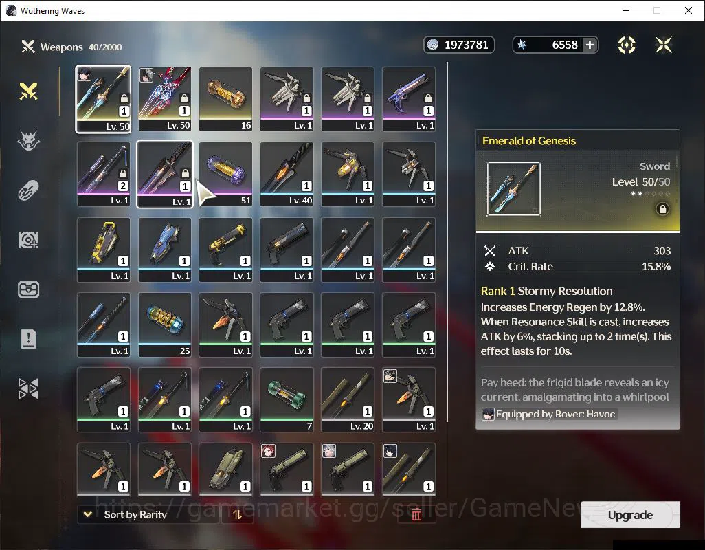 Wuthering Waves Accounts SEA | UL 27 | Starter | 6,5K Astrite |1 Limited| C image 4