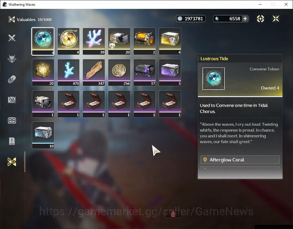 Wuthering Waves Accounts SEA | UL 27 | Starter | 6,5K Astrite |1 Limited| C image 8