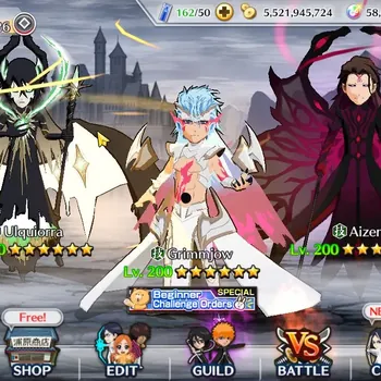 Bleach: Brave Souls Accounts High-End Global|977K BP+58 Orb| End Story | 8K BS AccTicket | Kensei,Shuhei TYBW26