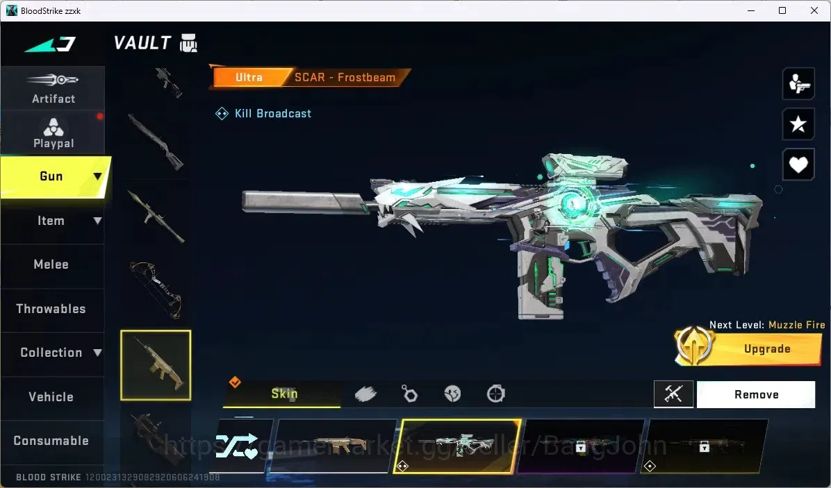 Blood Strike Accounts ASIA | 1 EVO: FAL | 1 AOT: FAL | 3 ULTRA GUN | 4 U image 4