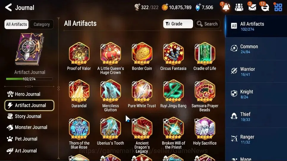 Epic Seven Accounts GLOBAL UnVerif|19 ML(BArunka,HarSeti,Belian,Etc)+A image 12