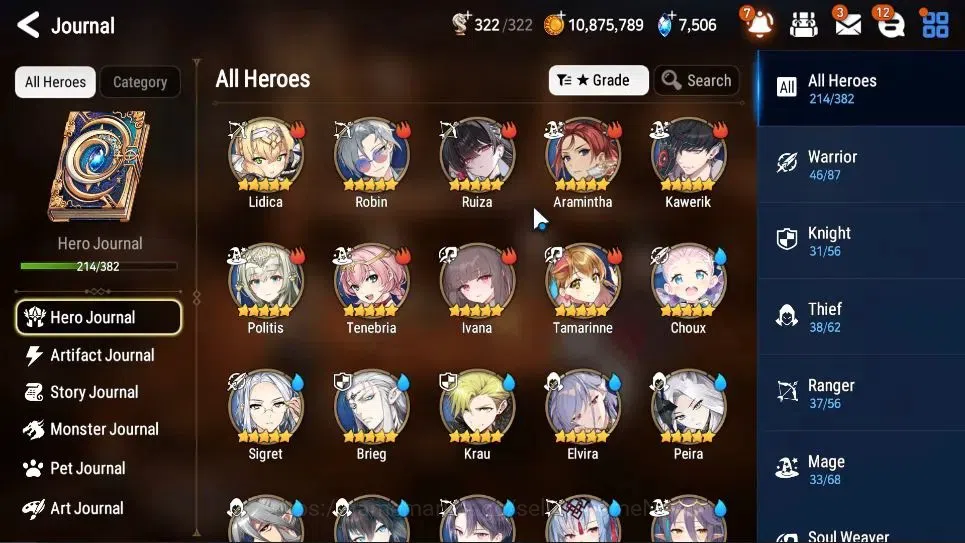 Epic Seven Accounts GLOBAL UnVerif|19 ML(BArunka,HarSeti,Belian,Etc)+A image 9