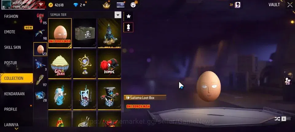 Free Fire Accounts Indonesia |M1887 Sterling Conqueror Lv 6|SCAR Mega image 12