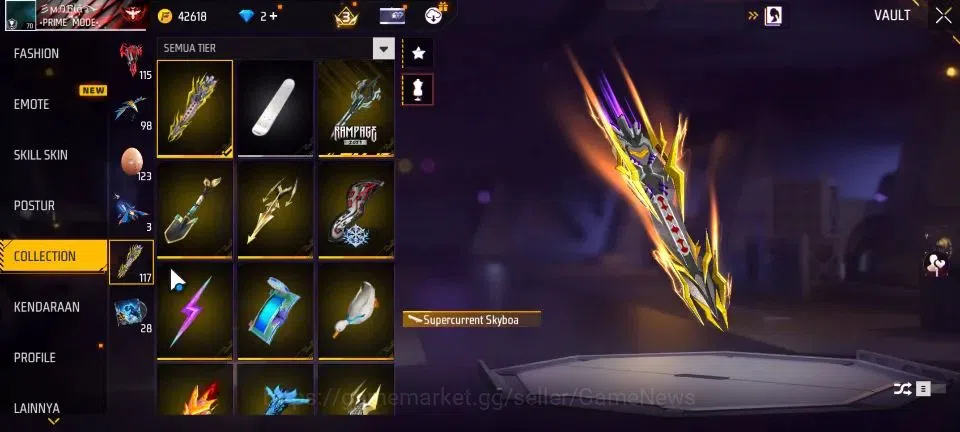 Free Fire Accounts Indonesia |M1887 Sterling Conqueror Lv 6|SCAR Mega image 14