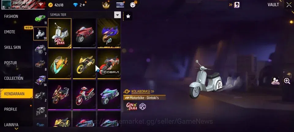 Free Fire Accounts Indonesia |M1887 Sterling Conqueror Lv 6|SCAR Mega image 16